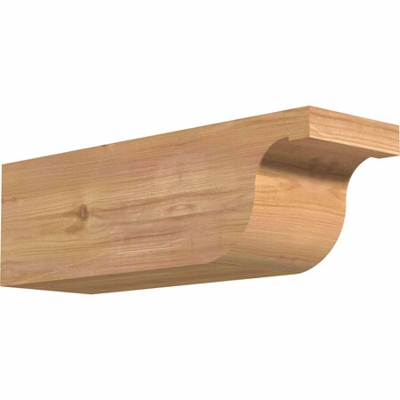 Ekena Millwork Del Monte Smooth Rafter Tail, Western Red Cedar, 5 1/2"W x 6"H x 18"L RFT06X06X18DEL00SWR
